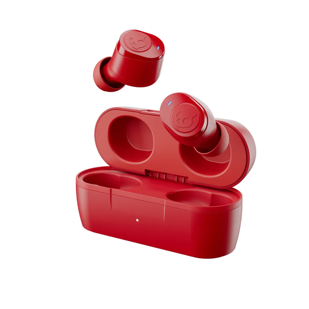 true wireless earbuds red